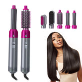 5 in 1 Hot  Air Comb Automatic Curling Lron Curling Straight Dual-purpose Hair Styling Comb Electic Hair Dryer